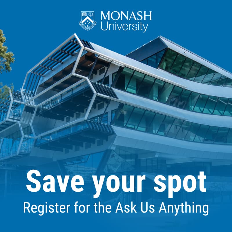 Cover Image for Ask us anything: Monash Data Analytics Career Accelerator