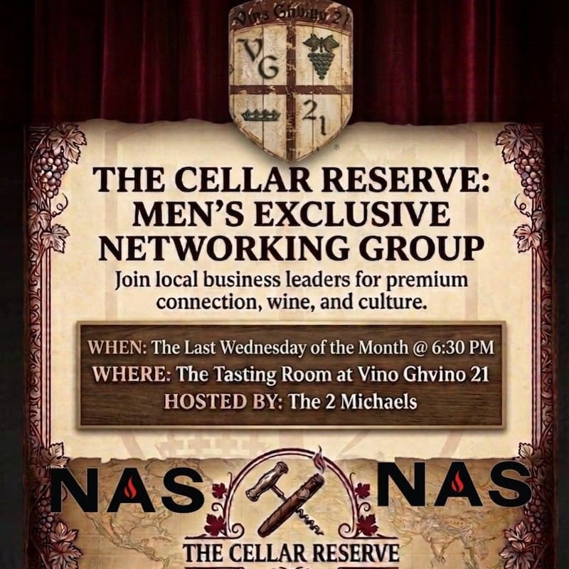 Cover Image for The Cellar Reserve Mens Exclusive Networking Group