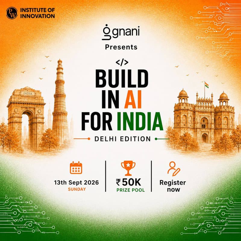 Cover Image for Build in AI for India - Delhi Edition