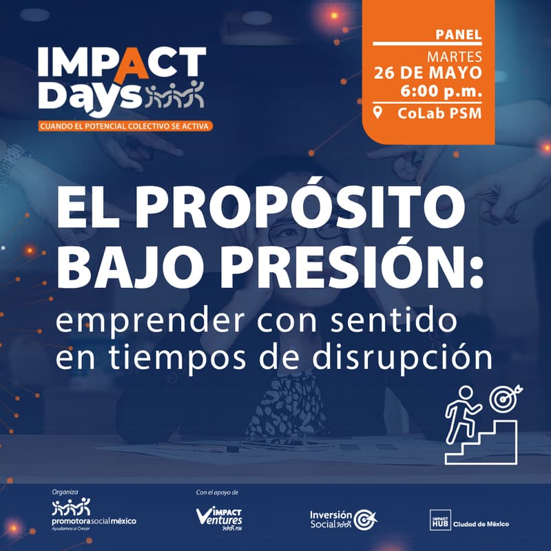 Foto de portada de El propósito bajo presión: emprender con sentido en tiempos de disrupción