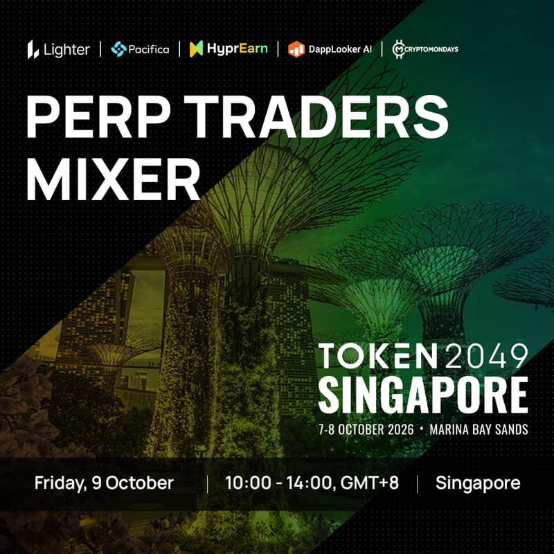 Cover Image for Perp Traders Mixer @Token2049 Singapore