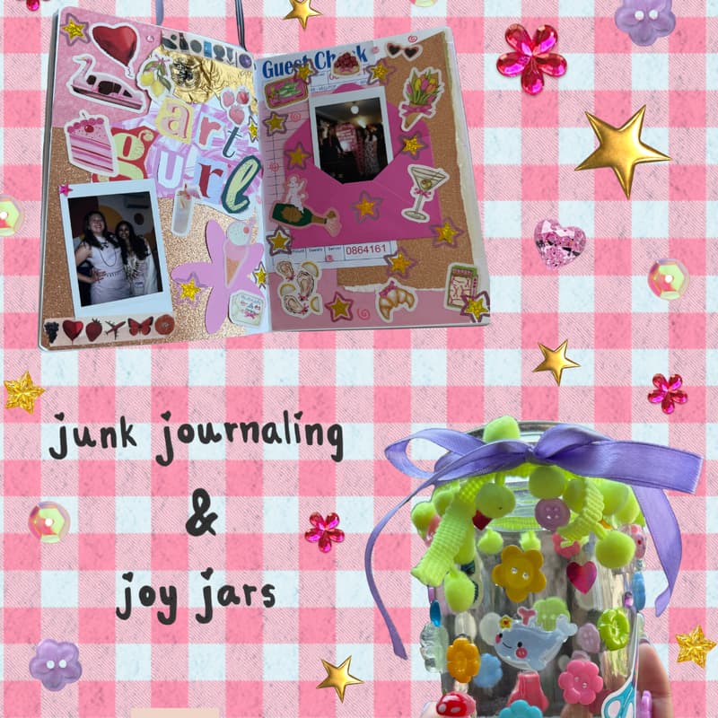 Cover Image for junk journaling & joy jars workshop