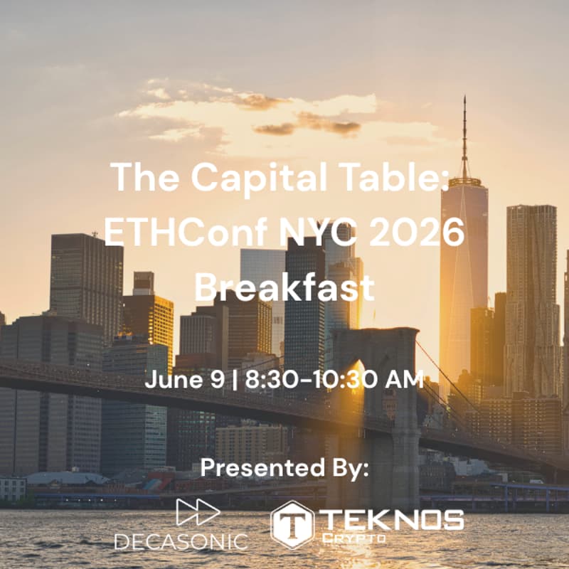 Cover Image for The Capital Table: ETHConf NYC 2026 Breakfast