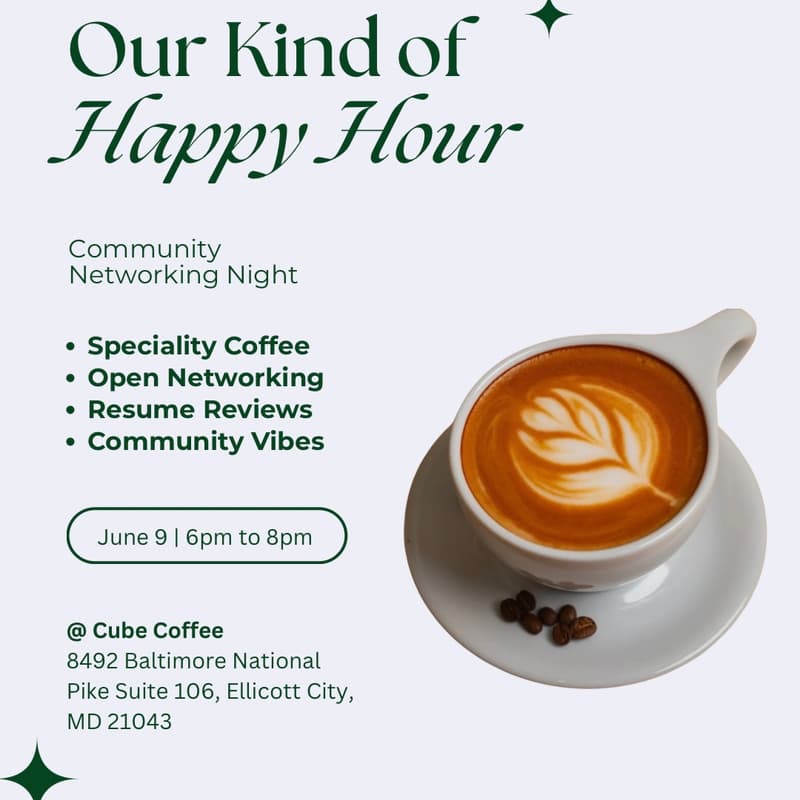 Cover Image for BlueCyber x Salam Consulting x TechClear: Community Networking Night @ Cube Coffee