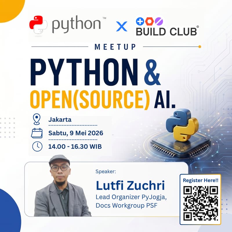 Cover Image for Python & Open (Source) AI with PythonID & BuildClub.ai
