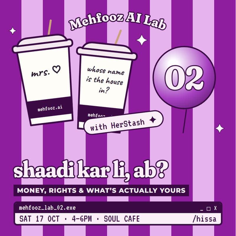 Cover Image for Shaadi Kar Li, Ab? — Money, Rights & What's Actually Yours | Mehfooz AI Lab #02
