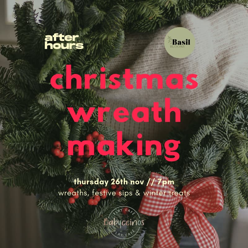 Cover Image for after hours christmas wreath making