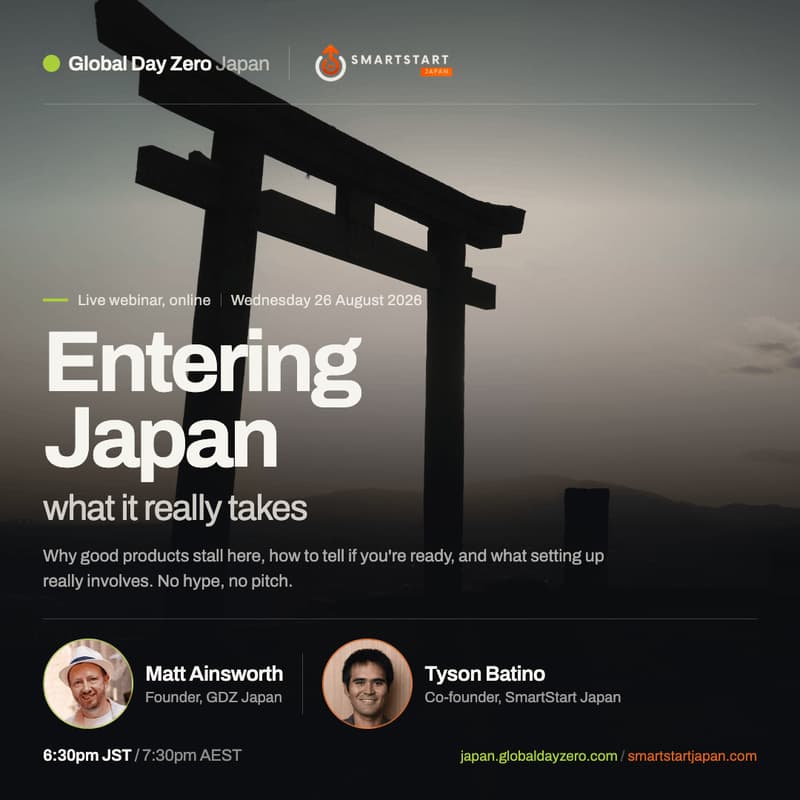 Cover Image for Entering Japan: what it really takes for founders and business owners