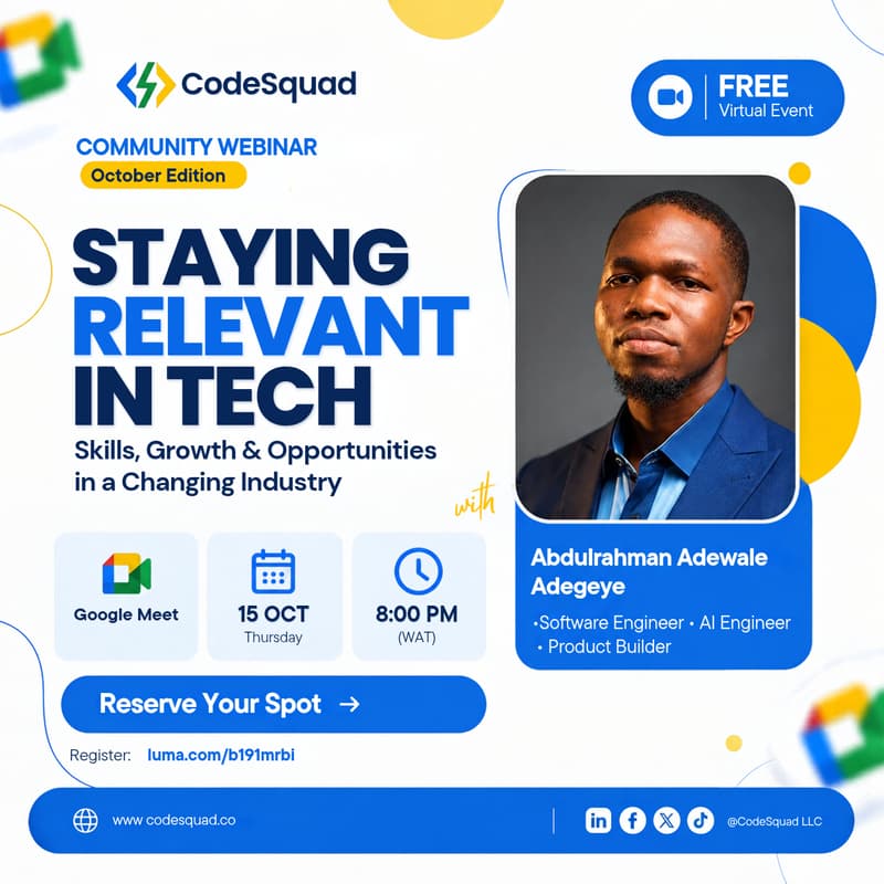 Cover Image for Staying Relevant in Tech: Skills, Growth, and Opportunities in a Changing Industry