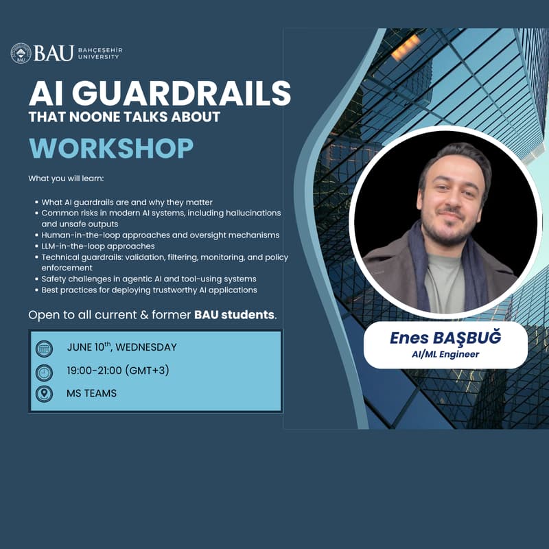Cover Image for Extracurricular Tech Talks - AI Guardrails