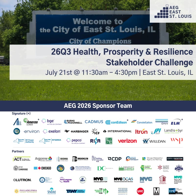Cover Image for AEG East St. Louis 26Q3 Health, Prosperity & Resilience Stakeholder Challenge