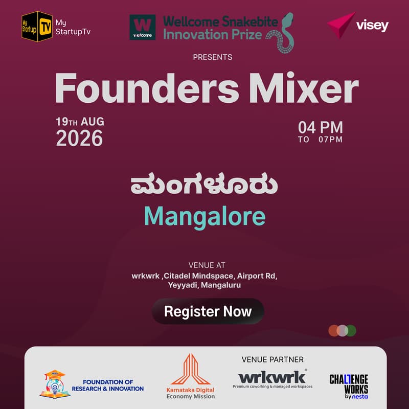 Cover Image for Founders Mixer: Mangalore