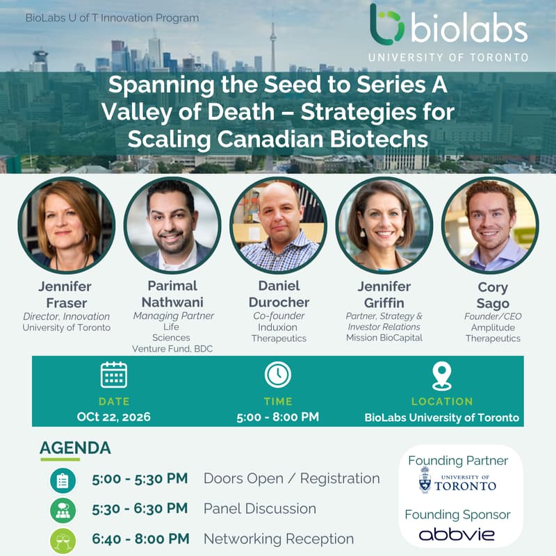 Cover Image for Spanning the Seed to Series A Valley of Death – Strategies for Scaling Canadian Biotechs