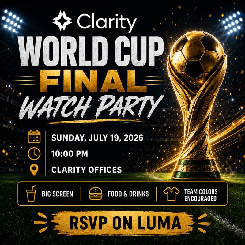 Cover Image for World Cup Final at Clarity