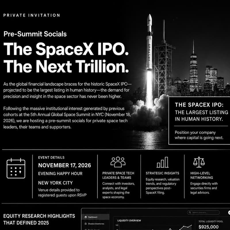 Cover Image for DB Global Space Summit: Pre-Summit Private Networking