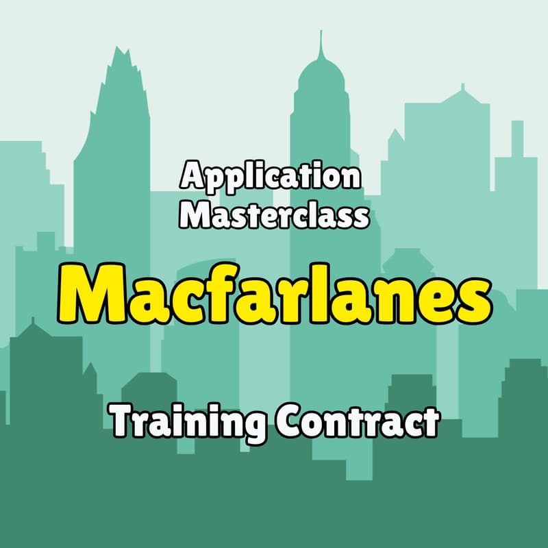 Cover Image for Macfarlanes TC 2028 - Application Masterclass