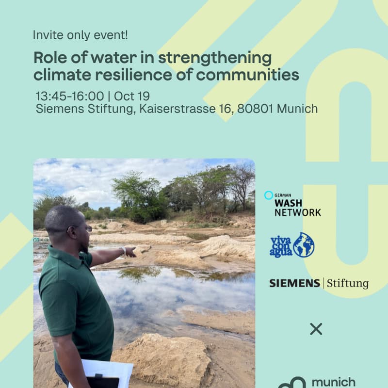 Cover Image for Stakeholder dialogue: Role of water in strengthening climate resilience of communities