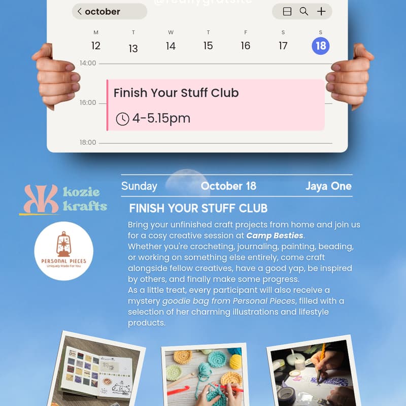 Cover Image for Finish Your Stuff Club by Kozie Krafts x Personal Pieces