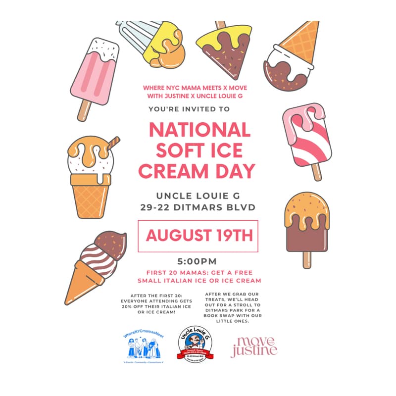 Cover Image for Celebrate National Soft Ice Cream Day With WNYCMMM & Move With Justine