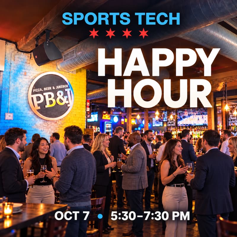 Cover Image for Happy Hour | Chicago Sports Tech