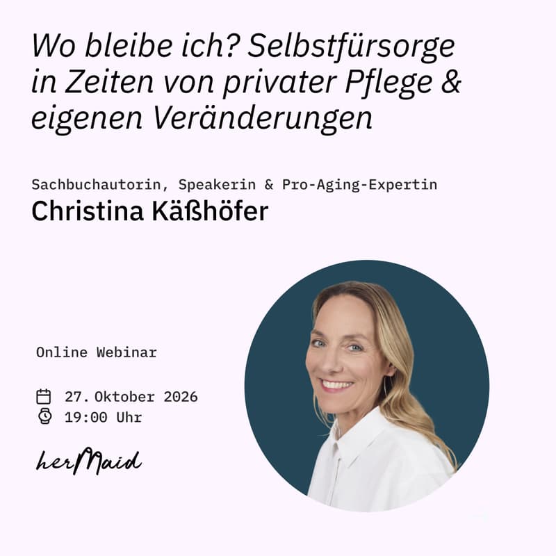 Cover Image for Wo bleibe ich? Selbstfürsorge in Zeiten von privater Pflege & eigenen Veränderungen