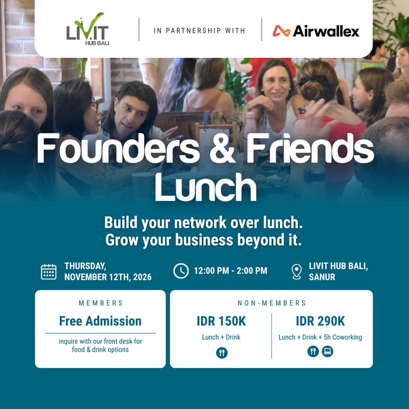 Cover Image for Founders & Friends Lunch