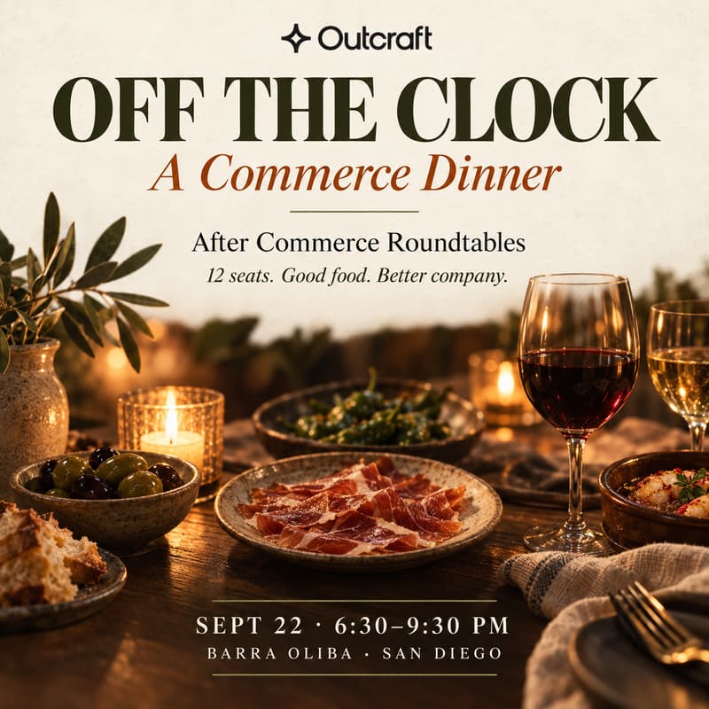 Cover Image for Off the Clock: A Commerce Dinner