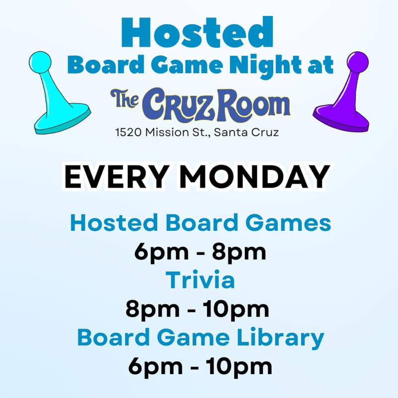 Cover Image for Board Game Night at The Cruz Room!