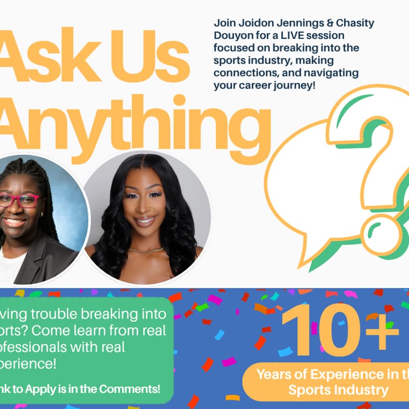 Cover Image for AMA w/ Joidon Jennings & Chasity Douyon