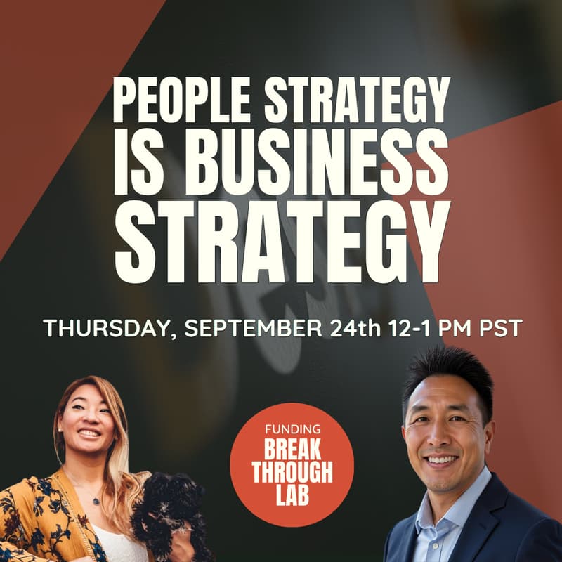 Cover Image for People Strategy is Business Strategy: Scaling Your Start-Up