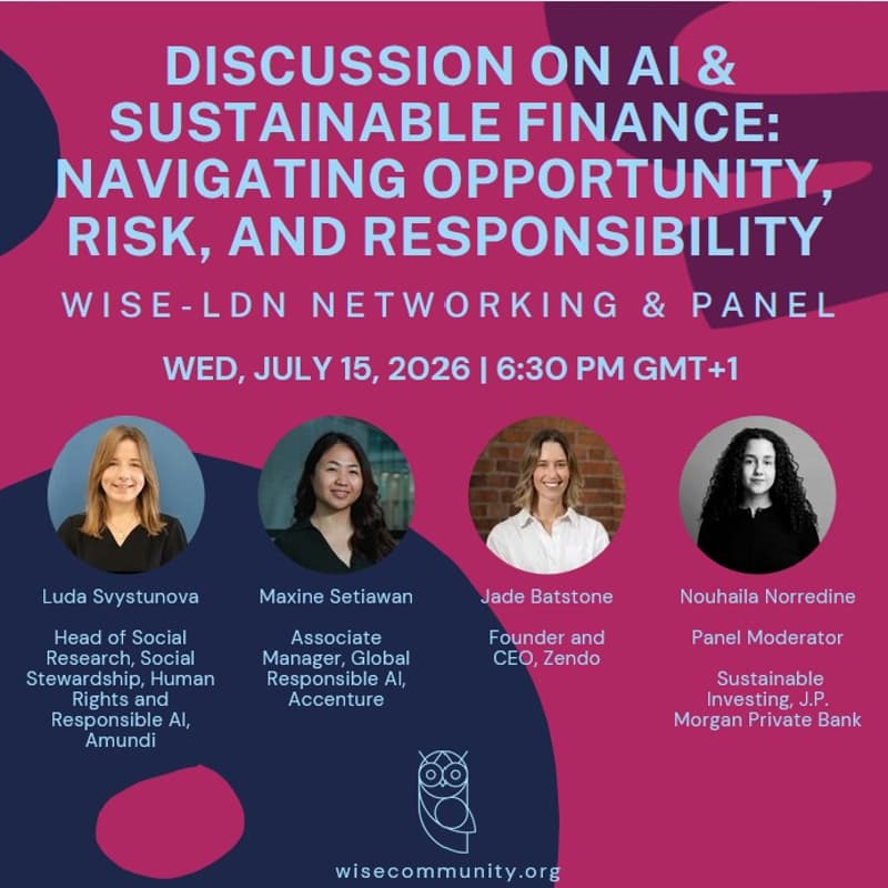 Cover Image for Networking and Interactive Panel: Hot Topics in AI, Sustainability and Finance - From Labor Markets to Energy Use