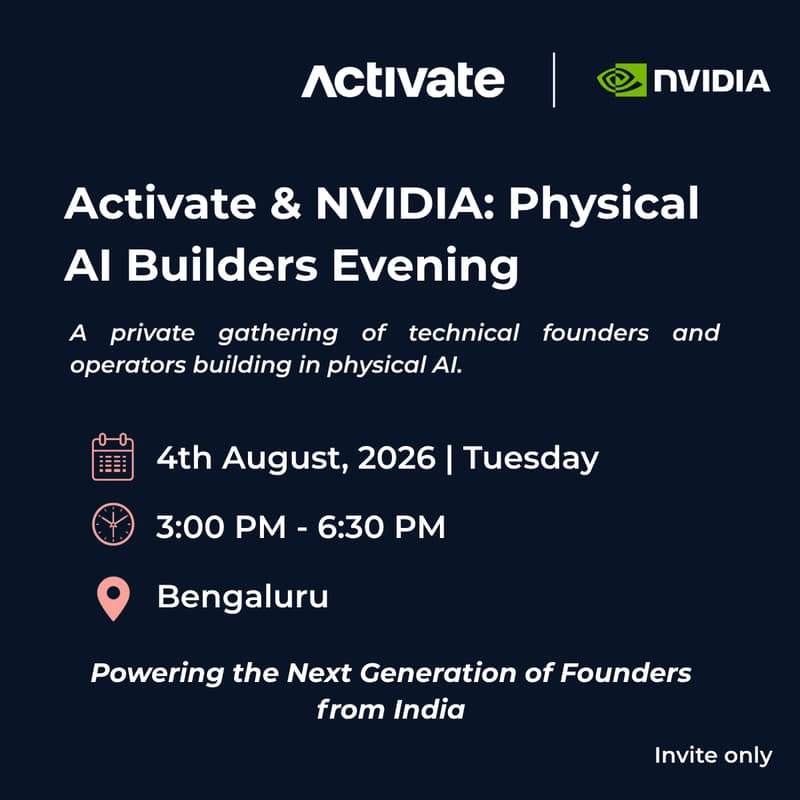 Cover Image for Activate & NVIDIA: Physical AI Builders Evening