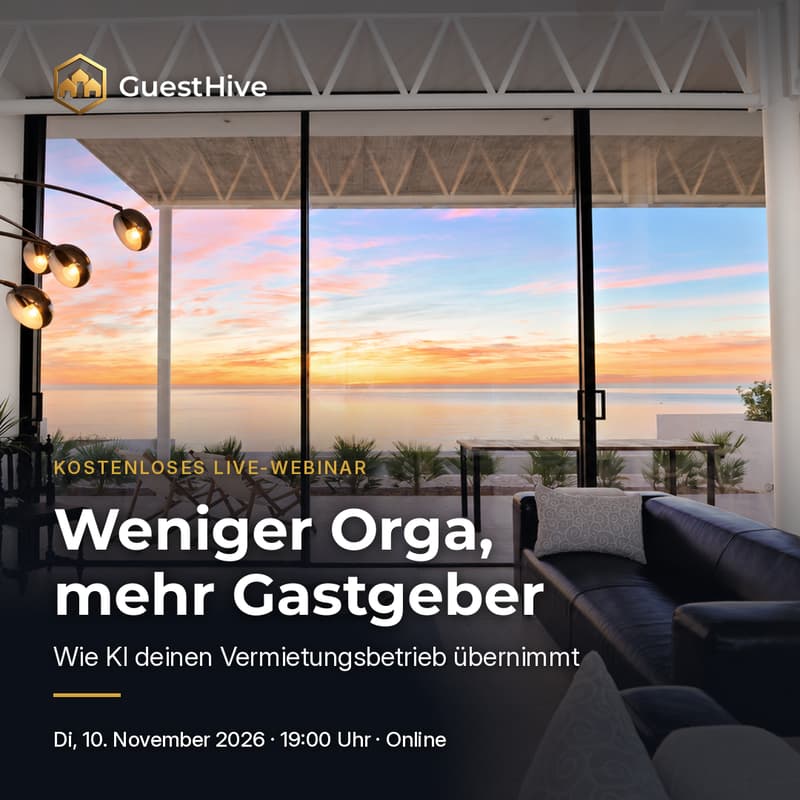 Cover Image for Weniger Orga, mehr Gastgeber: Wie KI deinen Vermietungsbetrieb übernimmt