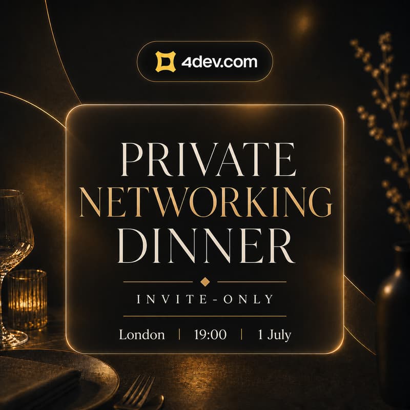Cover Image for Private Networking Dinner by 4dev.com