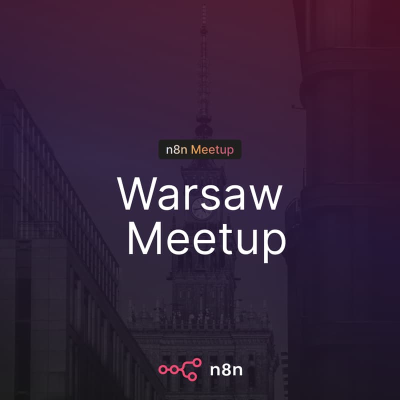 Cover Image for n8n Warsaw meetup - Rzuć ręczne taski i zamiast w Bieszczady, wpadnij na kawę!