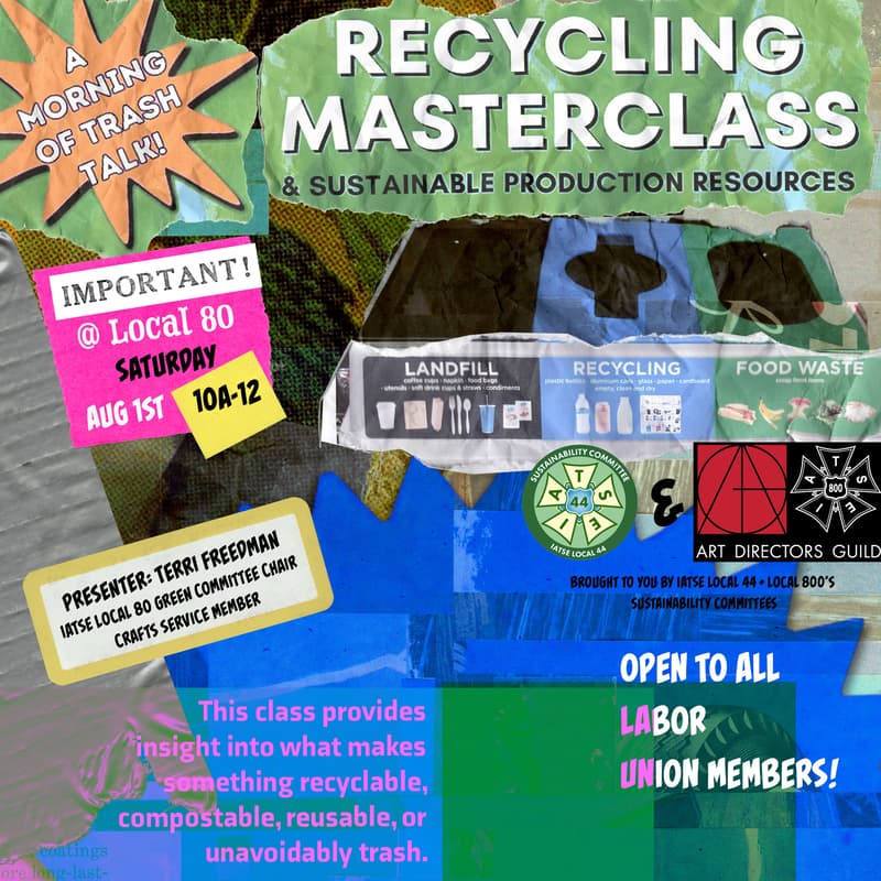 Cover Image for ADG & Local 44's Recycling Masterclass