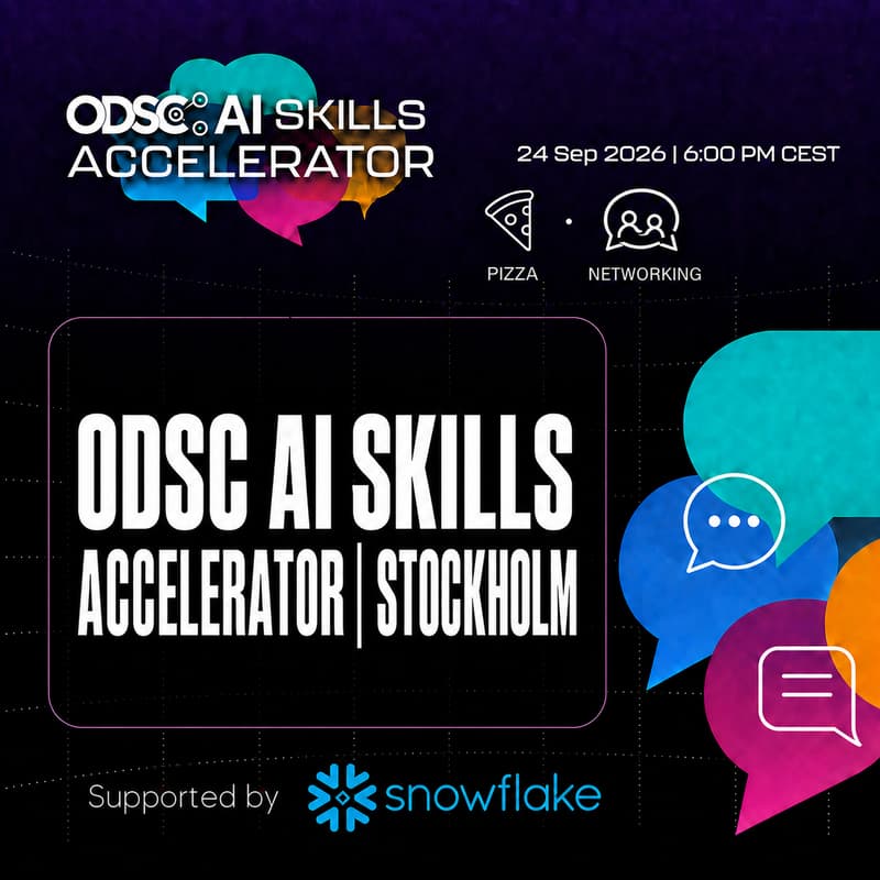 Cover Image for ODSC AI Skills Accelerator | Stockholm