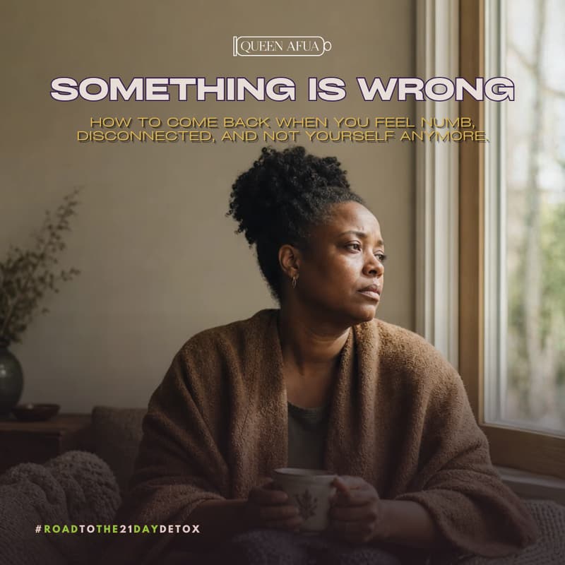 Cover Image for Something Is Wrong: How To Come Back When You Feel Numb, Disconnected, and Not Yourself Anymore.