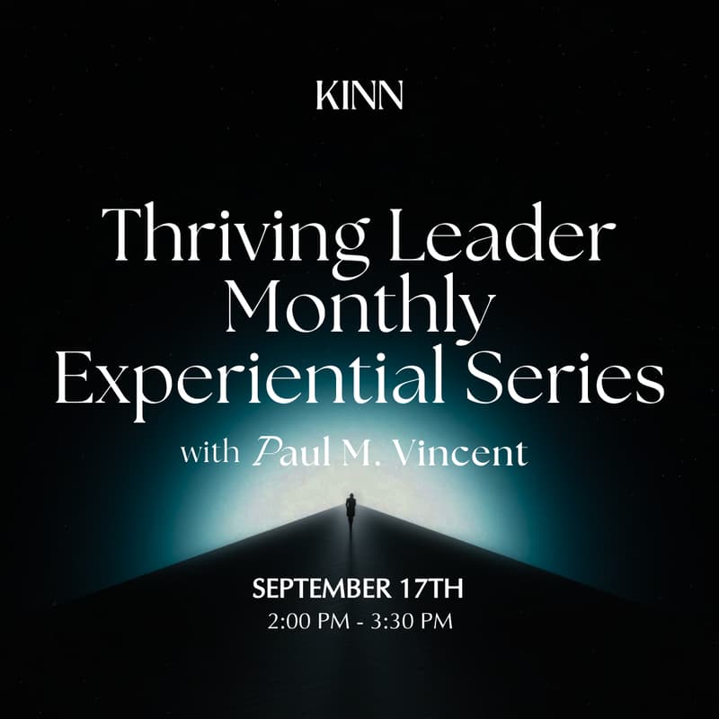 Cover Image for Thriving Leader Monthly Workshop with Paul M. Vincent
