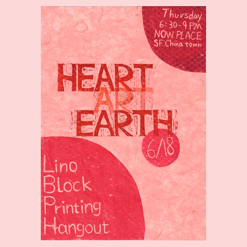 Cover Image for ✦ Lino Block Printing Working/Hangout 版画刻印聚会