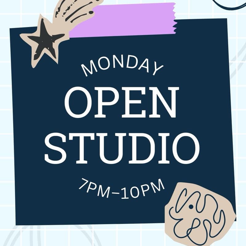 Cover Image for Mon 6/15 Open Studio Session
