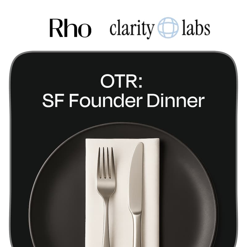 Cover Image for OTR: SF Founder Dinner