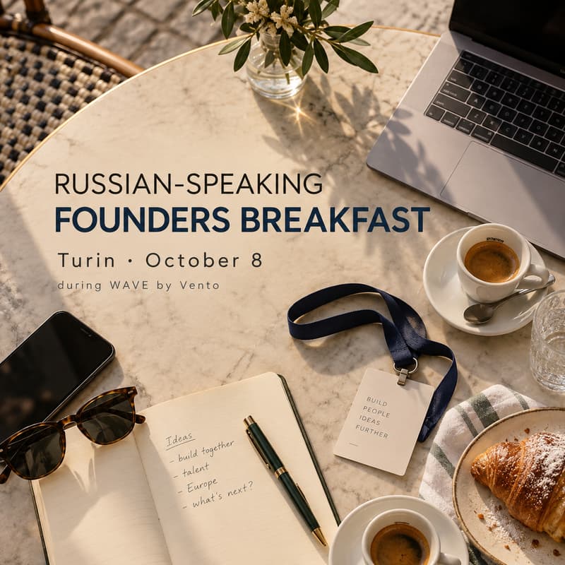 Cover Image for Russian-Speaking Founders Breakfast | Wave by Vento