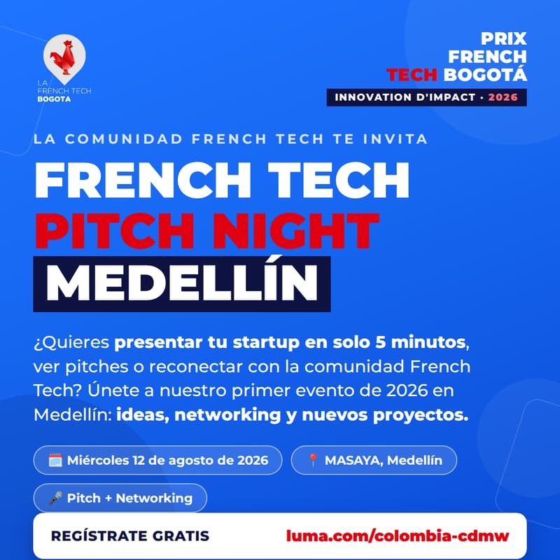 Cover Image for FRENCH TECH PITCH NIGHT - MEDELLIN