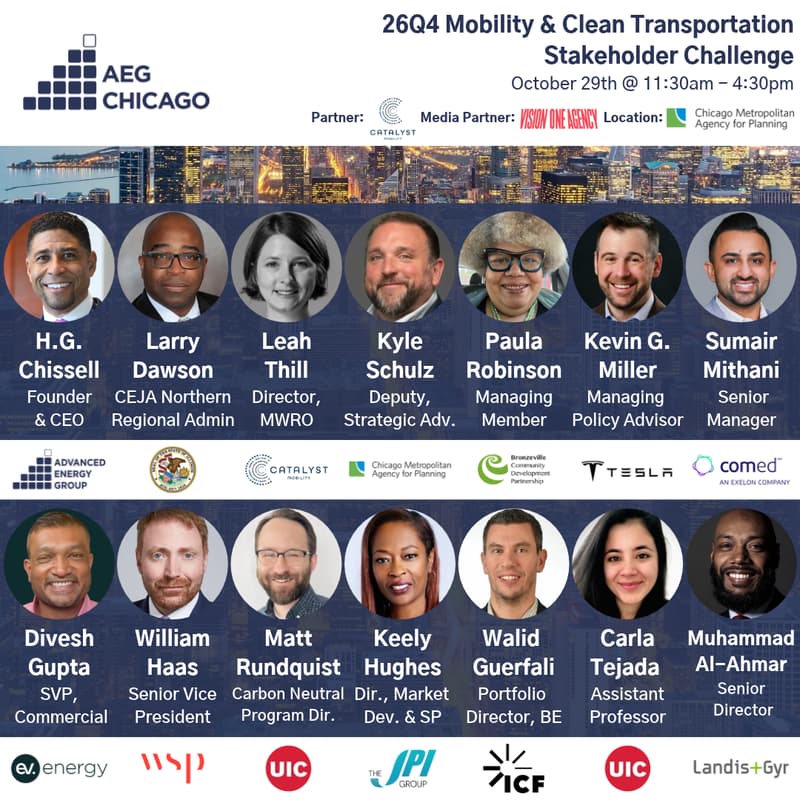 Cover Image for AEG Chicago 26Q4 Mobility & Clean Transportation Stakeholder Challenge