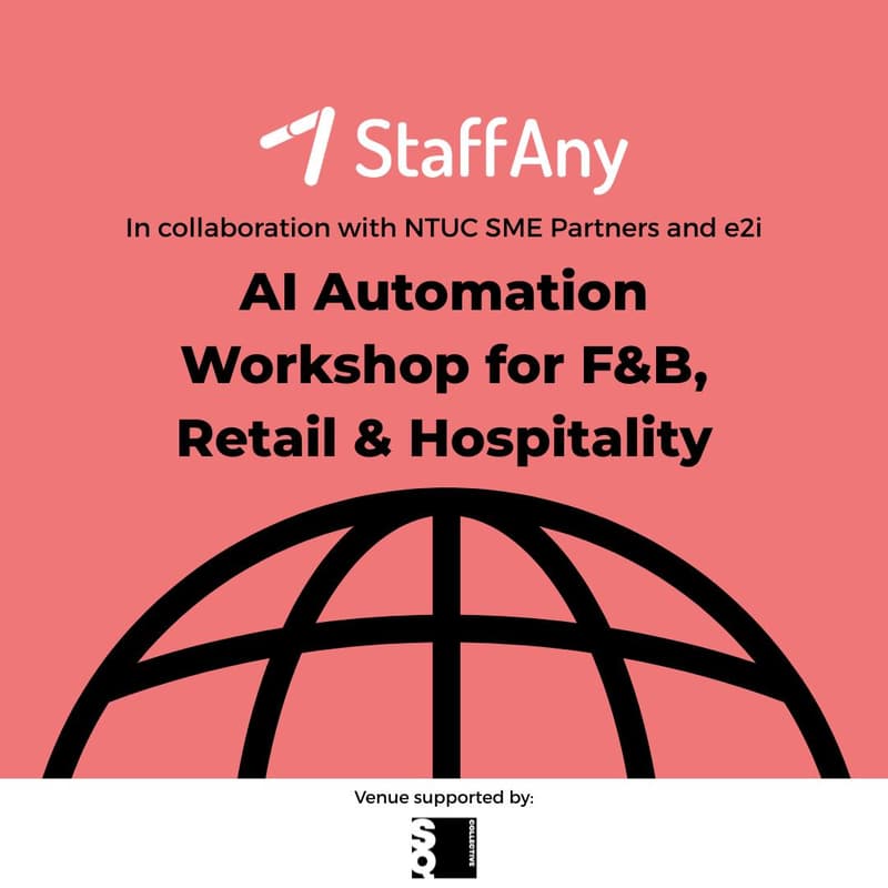 Cover Image for AI Automation Workshop for F&B, Retail & Hospitality