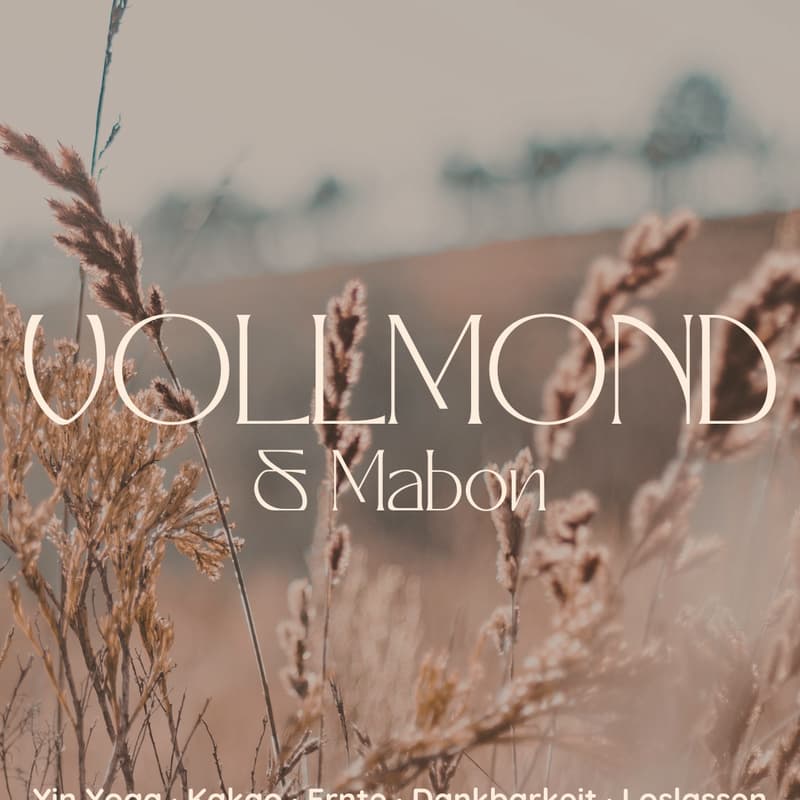 Cover Image for 🌕 MABON – Vollmond Yin Yoga & Kakao