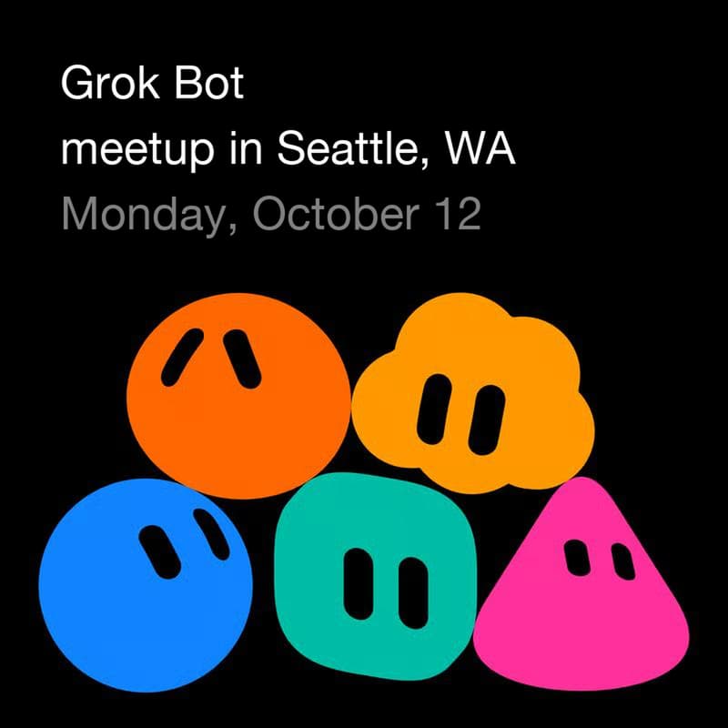 Cover Image for Grok Bot meetup Seattle