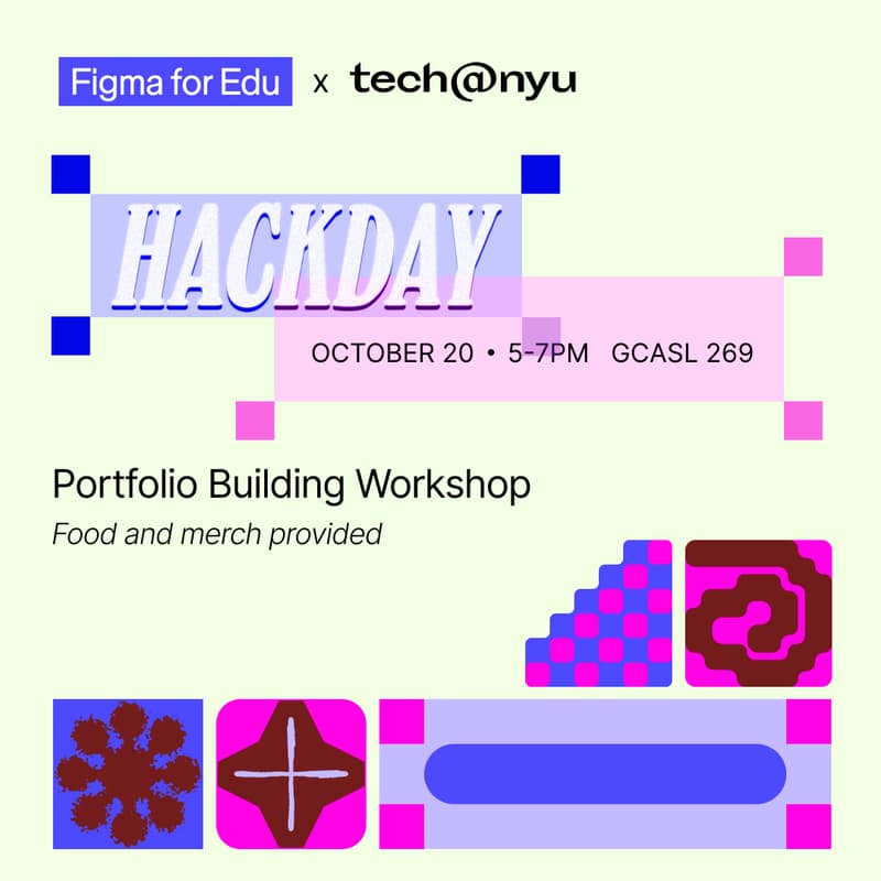 Cover Image for Figma for Edu x Tech@NYU Hackday