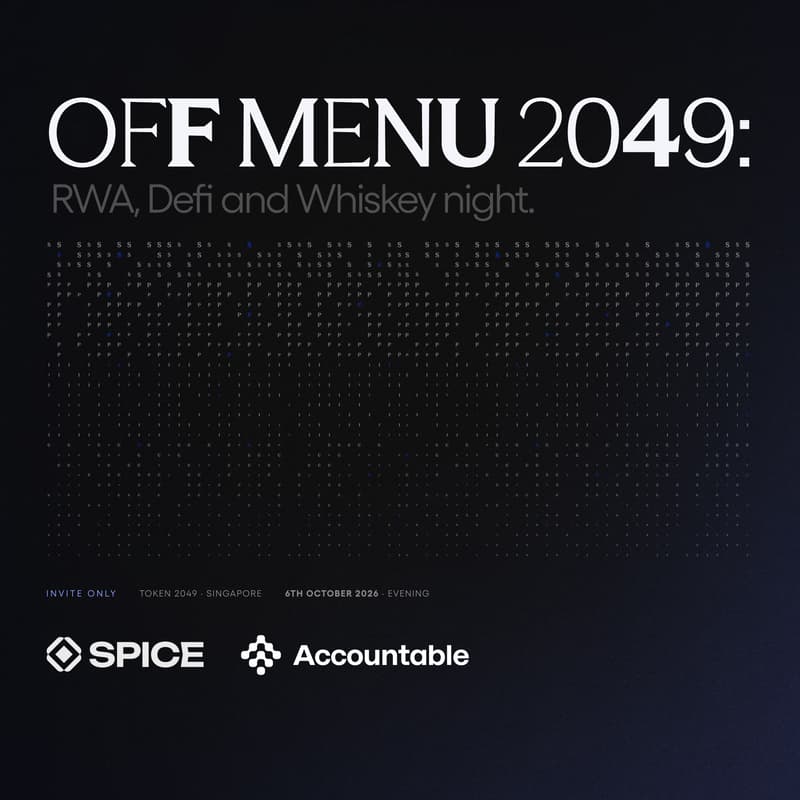 Cover Image for OFF MENU 2049: RWA, Defi and Whiskey night